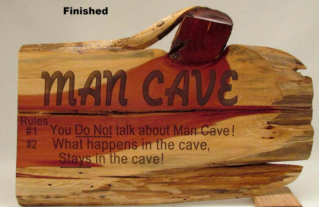 finished laser engraved cedar sign, unique wall art, cedar sign, finished cedar sign by Timber 2 Glass