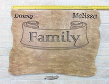 laser engraved and cut wall art, family photo, custom engraved family plaque , laser engraved home decor by Timber 2 Glass, gift ideas, laser engraved gift ideas, custom ideas, personalized family plaques