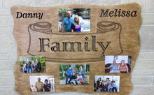 laser engraved and cut wall art, family photo, custom engraved family plaque , laser engraved home decor by Timber 2 Glass, gift ideas, laser engraved gift ideas, custom ideas, personalized family plaques