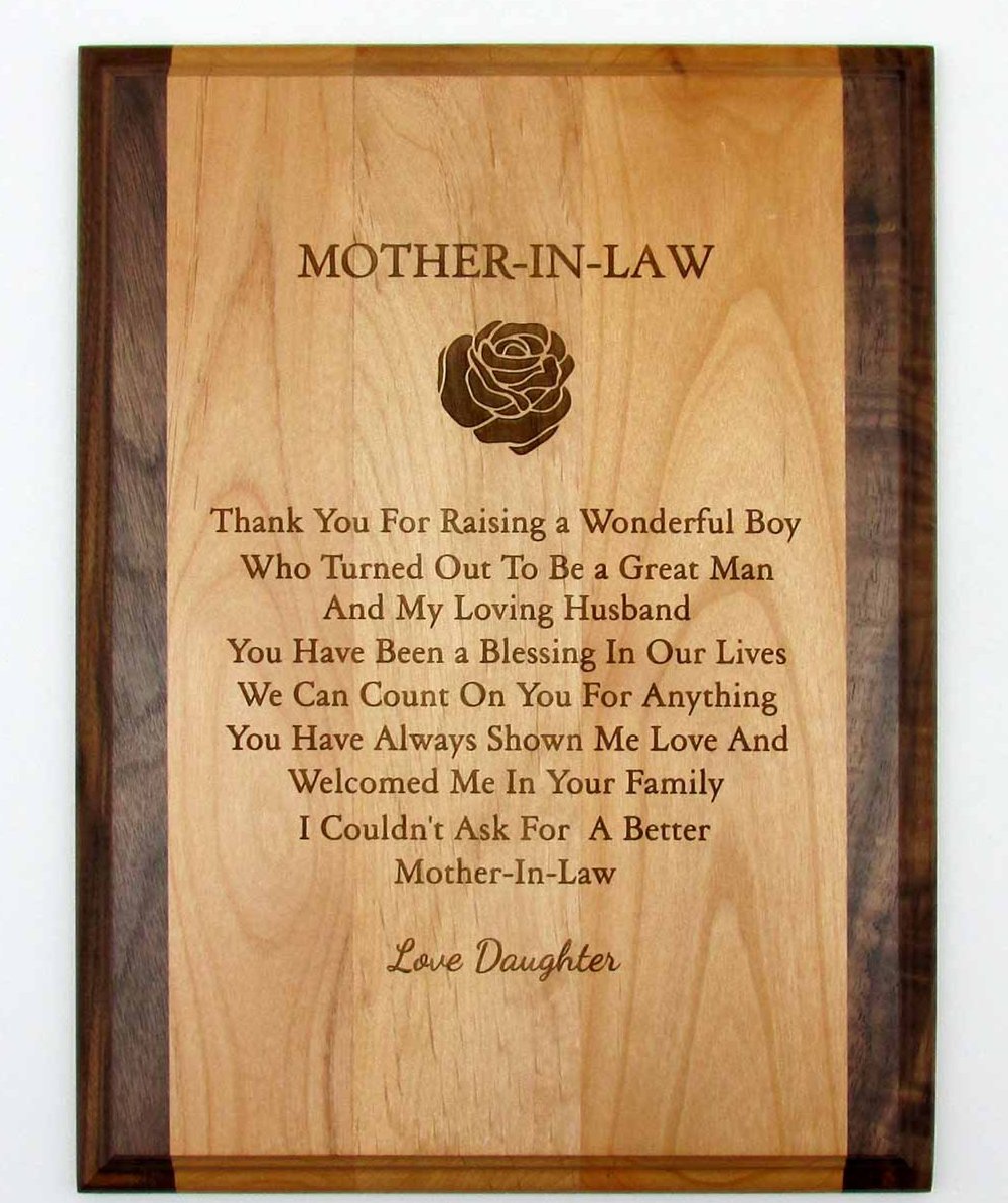 Love Mother-in-Law Plaque