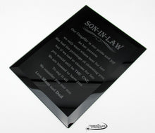 Love Son-in-Law Plaque