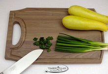 customize walnut cutting board with Timber 2 Glass, personalize walnut cutting board, laser engrave cutting board