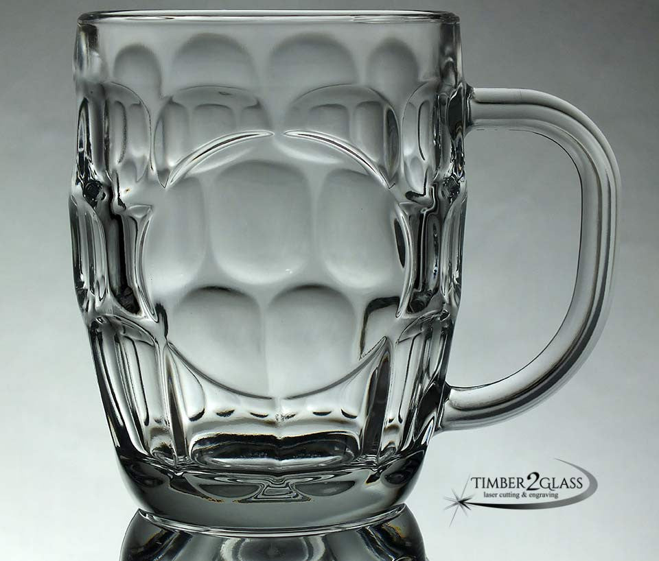 Dimple Beer Mug - 20oz- Custom Printed