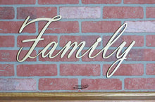 family wall decor, word wall art by Timber 2 Glass, name laser engraved wall decor