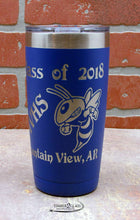 school mascot tumbler, Polar Camel tumblers, laser engraved tumblers with Timber 2 Glass, custom engraved tumblers, laser engraved gifts, personalized gifts