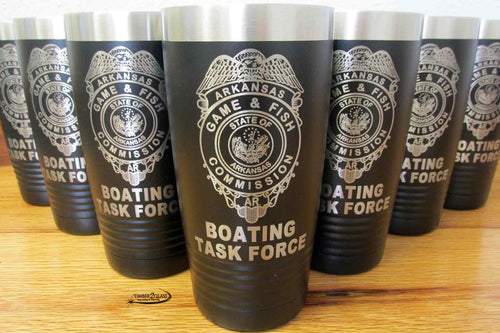game and fish laser engraved tumblers with Timber 2 Glass, laser engraved tumblers, Polar Camel Tumblers, custom laser engraved tumblers, gift ideas, custom gift ideas
