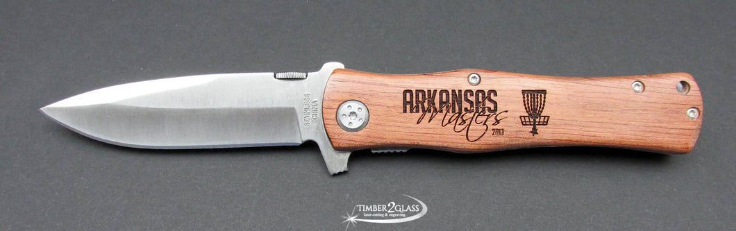 laser engraved wood knife, custom engraved knife, personalized knife by Timber 2 Glass, laser engraved gifts, gifts, custom engraved gifts