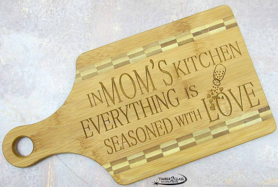 Mini Cutting Board - Home is Wherever Mom Is